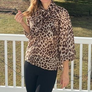 Leopard cotton top